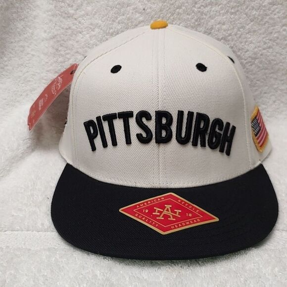 American Needle Pittsburgh Penguins Snapback Hat - New - Picture 1 of 8